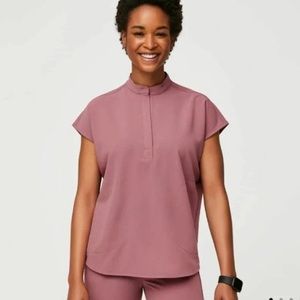 FIGS Mauve Rafaela Scrub Top